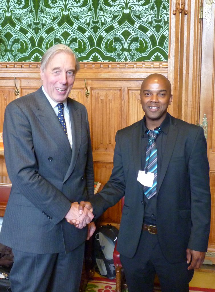 Michael with Lord Ramsbotham GCB, CBE